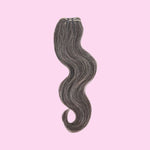 Vietnamese Natural Gray Hair Extensions - Weaves Galore
